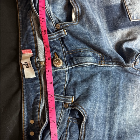 Stylish Blue Denim Jeans with Patchwork - Picture 6 of 10